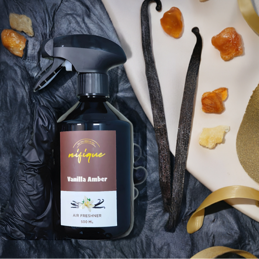 Vanilla Amber 500ml Air Freshener - A Soft Embrace of Sweet Elegance - Nifique
