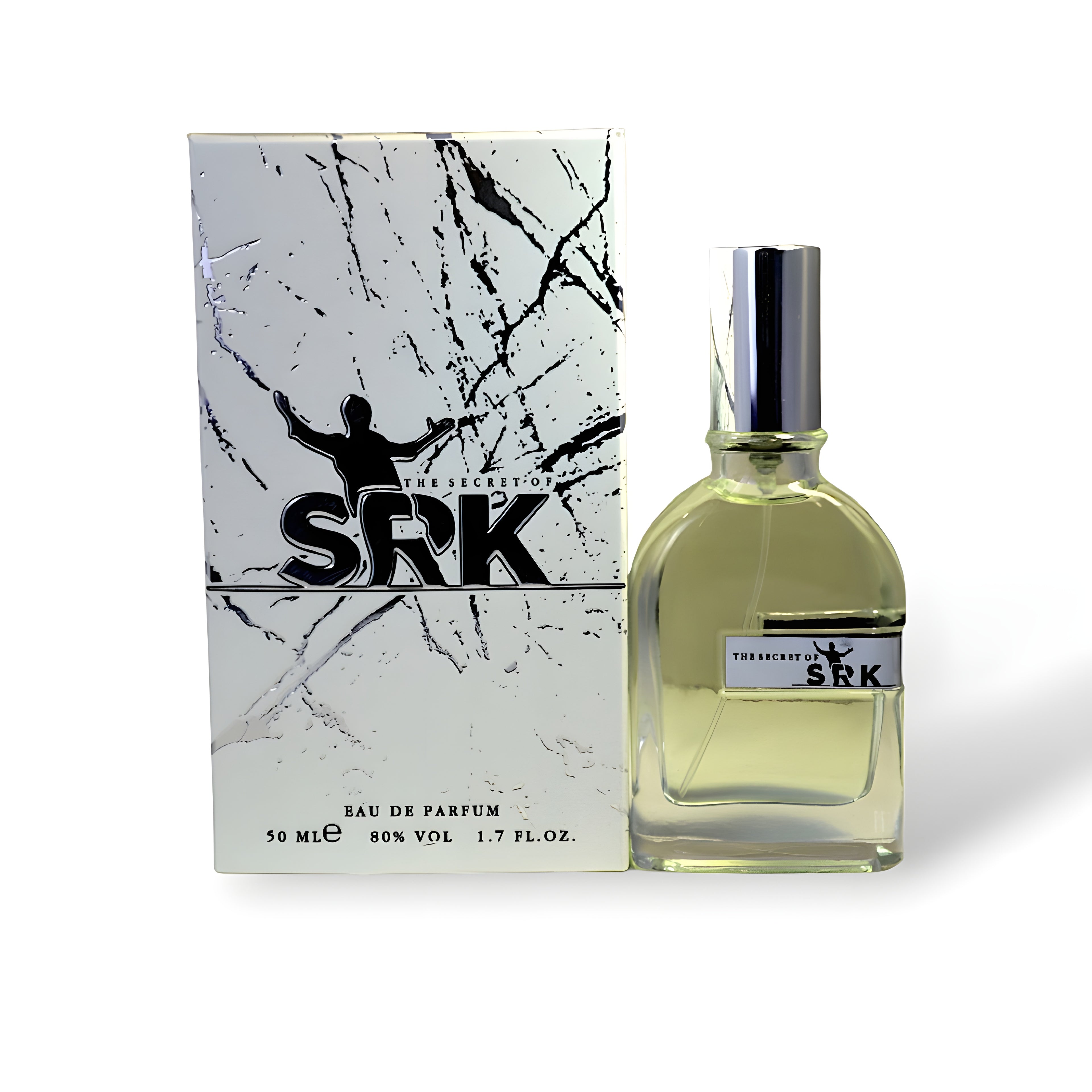 SRK Eau de Parfum bottle and packaging on a white background