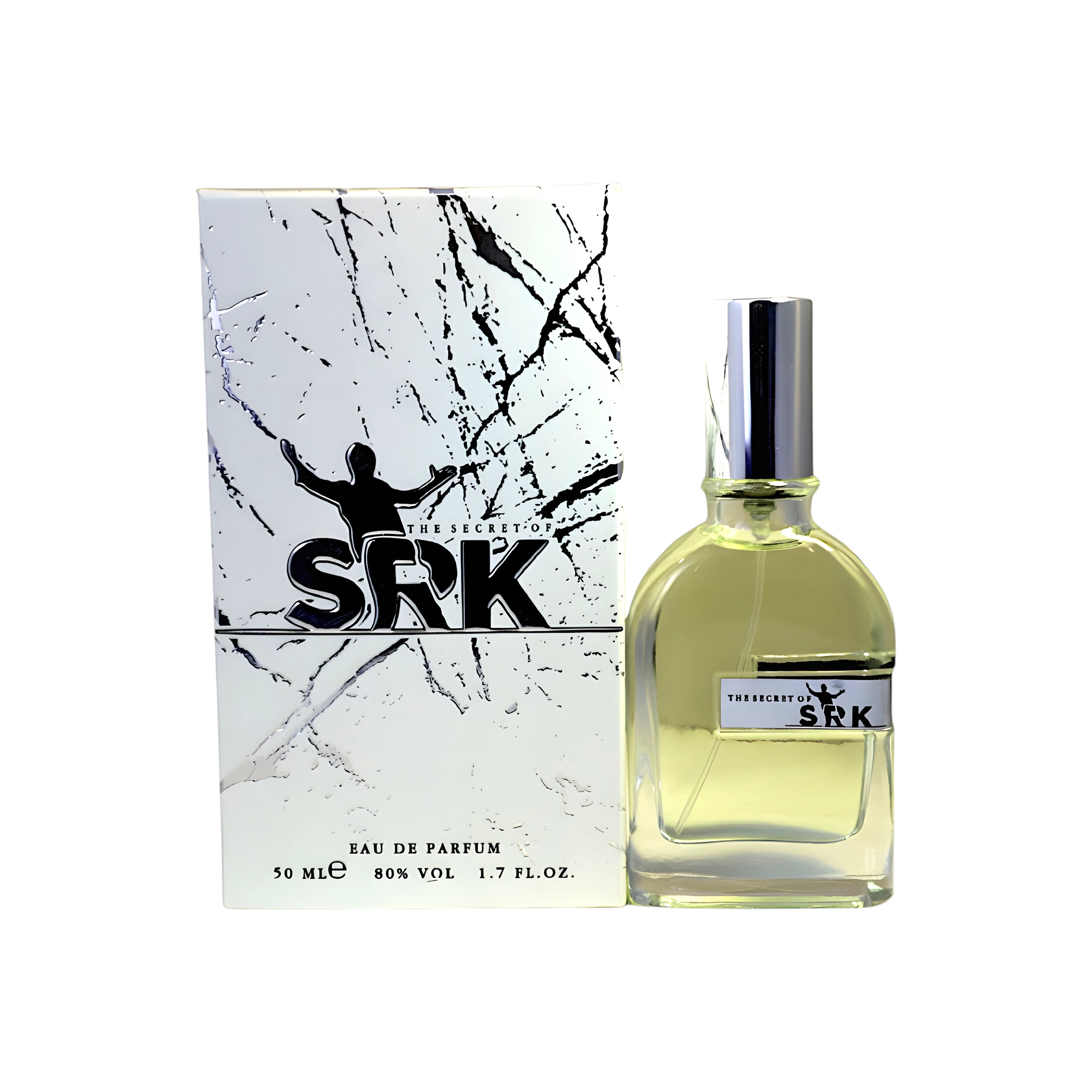 SRK Eau de Parfum bottle and packaging on a white background